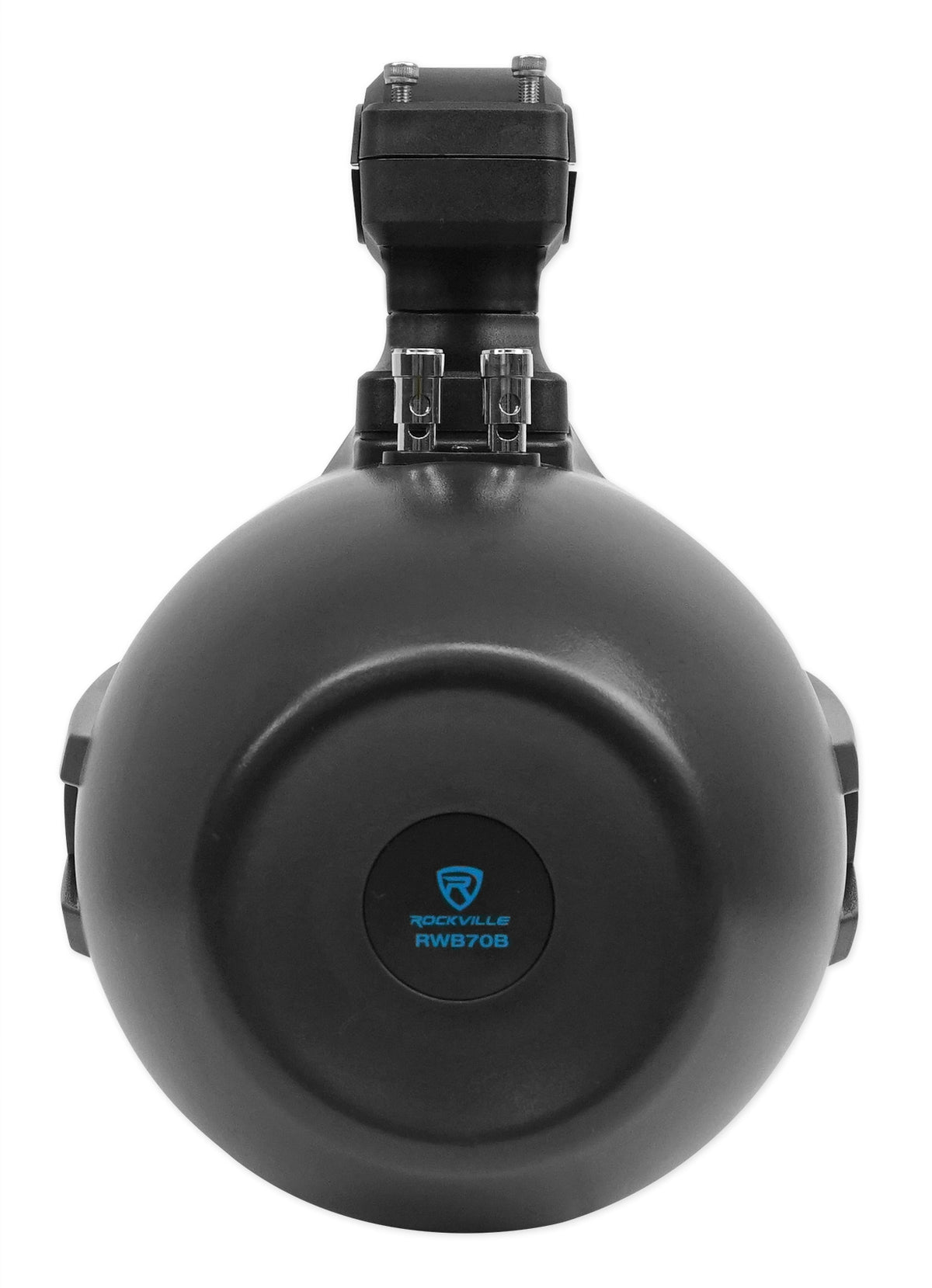 Pair Rockville RWB70B Black 6.5" 250w Marine Wakeboard 360° Swivel Tower Speakers
