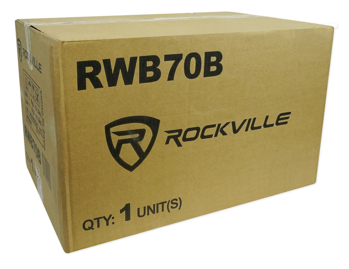 Pair Rockville RWB70B Black 6.5" 250w Marine Wakeboard 360° Swivel Tower Speakers