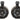 (2) Rockville WB65 Black 6.5" 600w Metal Marine Wakeboard Swivel Tower Speakers