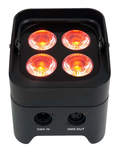 (2) BEST PAR 50 Battery Wash Lights Wireless DMX+384 Ch. Controller