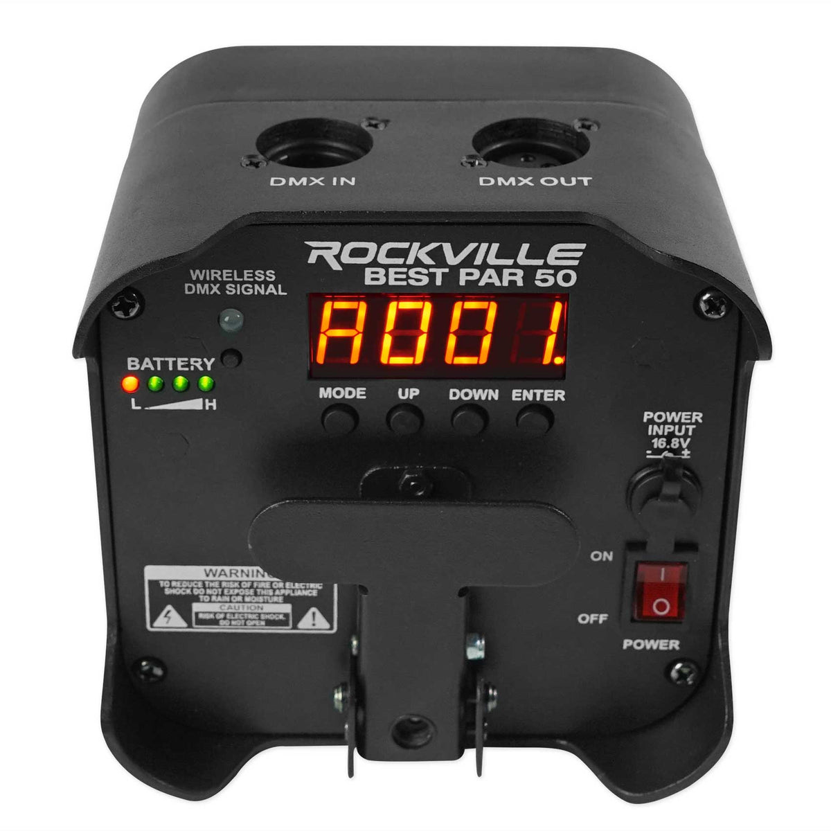 6 BEST PAR 50 Battery Wash Lights Wireless DMX + 384 Ch. Controller