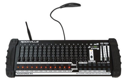 6 BEST PAR 60 White Battery Wash Lights Wireless DMX + 384 Ch. Controller