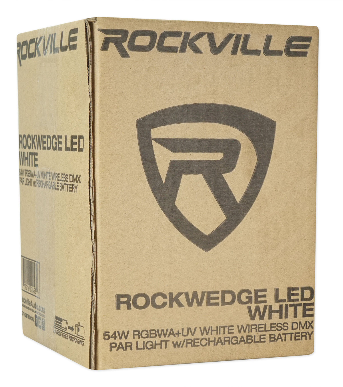 (6) RockWedge White LED Battery Lights+384 Ch. Wireless DMX Controller