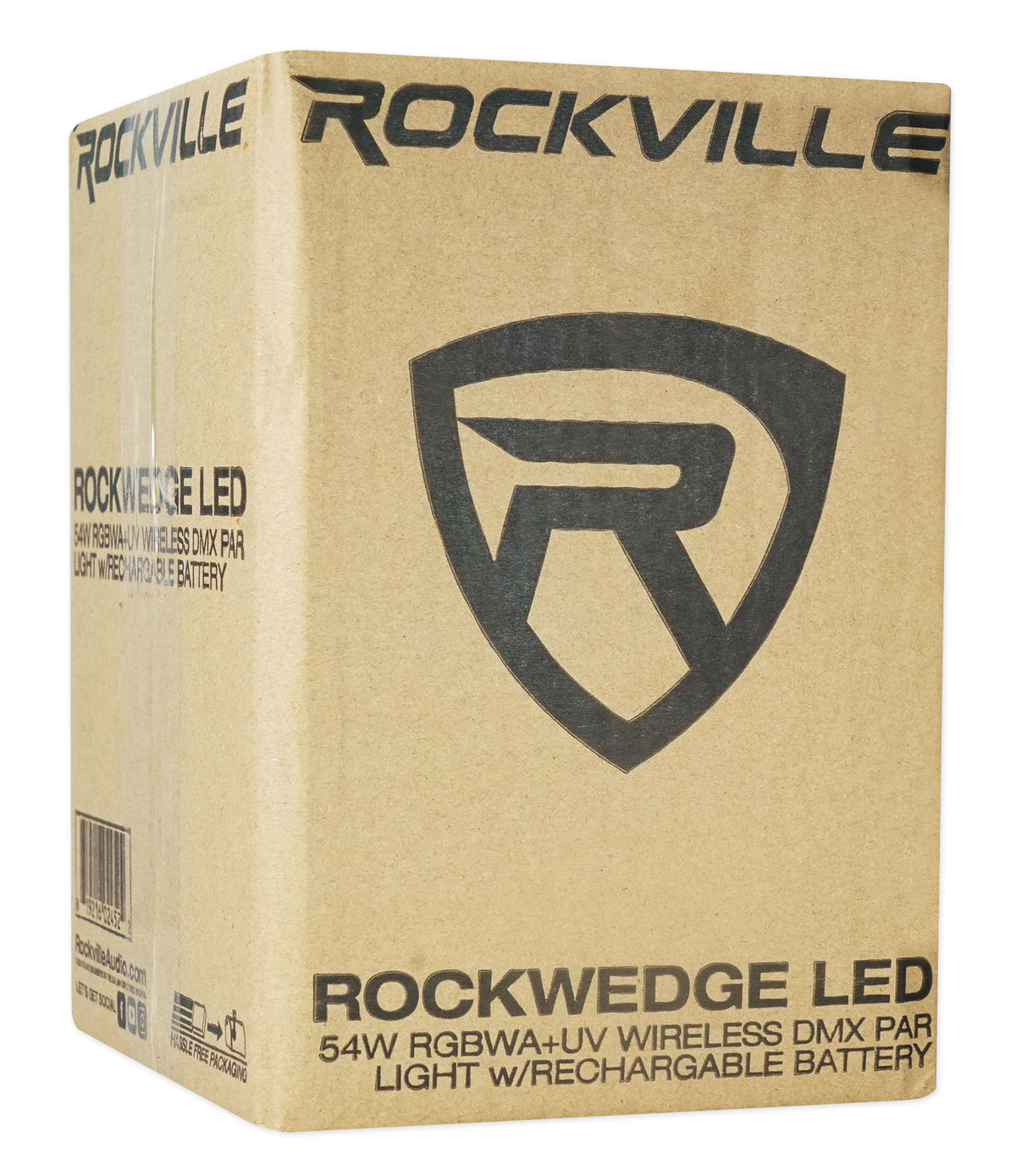 (8) RockWedge LED Battery Lights + 384 Channel Wireless DMX Controller