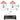 (2) Rockville RockWedge White LED Battery Lights+384 Ch. Wireless DMX Controller