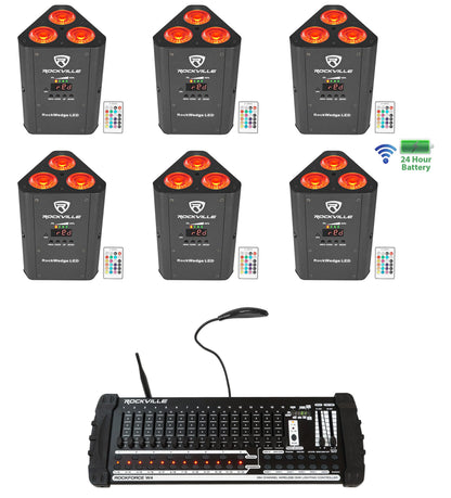 ROCKWEDGE LED 6-Pack + ROCKFORCE W4 6-Pack