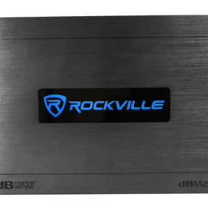 Rockville DBM25 1400 Watt 2 Channel Marine/Boat Amplifier Amp w/ Silicone Covers