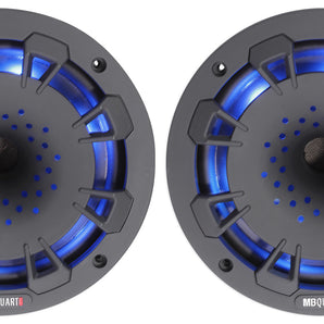 Pair MB Quart NH1-116LB 6.5" 300w Marine LED Speakers For Boat/ATV/UTV/RZR/Cart