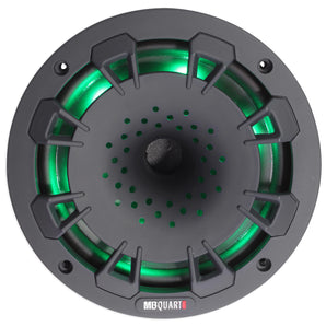 Pair MB Quart NH1-116LB 6.5" 300w Marine LED Speakers For Boat/ATV/UTV/RZR/Cart