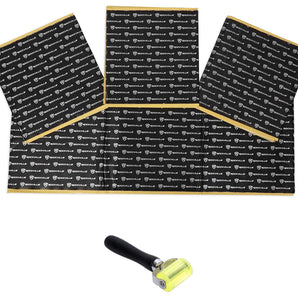 Rockville Rockmat RM12-B 12 Sq Ft Sound Dampening/Deadening Butyl Rubber Car Kit