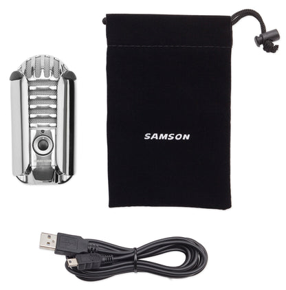 Samson Meteor Mic USB Condenser Podcasting Podcast Recording Desktop Microphone