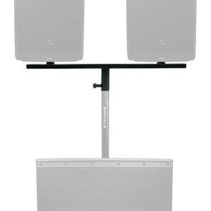 Rockville DP Mount For (2) 8" 10" or 12" PA Speaker Cabinets to One Stand / Pole