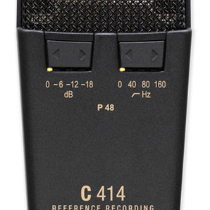 AKG C414 XLII Multi-Pattern Studio Reference Condenser Microphone Recording Mic