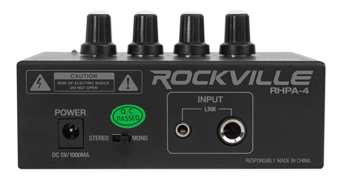 ATH-M50X Studio Headphones & 4-Channel Headphone Amplifier Bundle