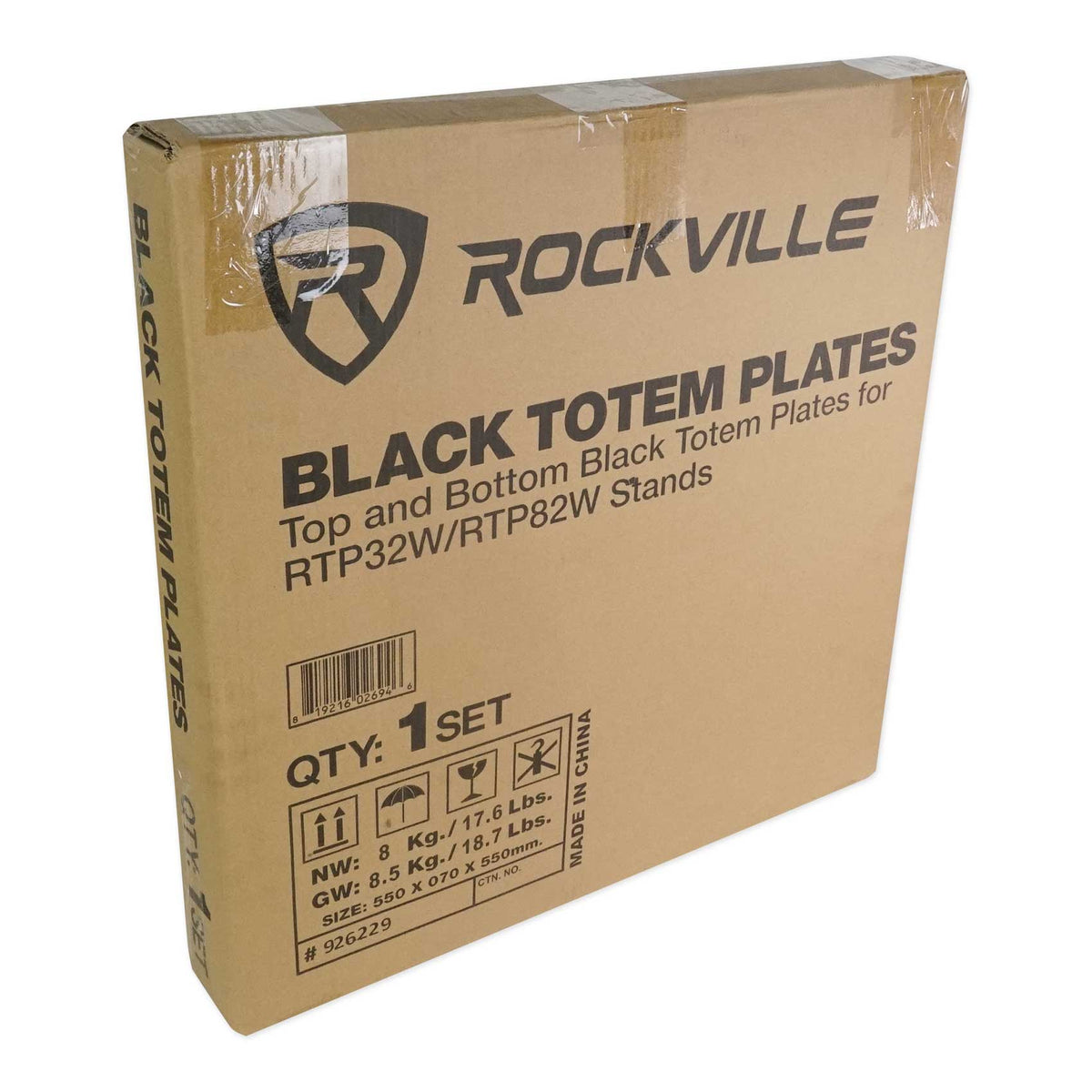 Black Totem Plates