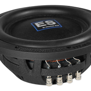 American Bass ES 1044 10" 1000w Shallow Slim Car Subwoofer DVC 4-ohm Sub ES1044