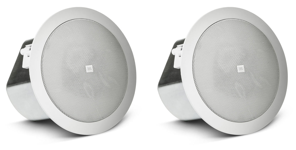Pair JBL CONTROL 12C/T 3" 15w 70v In-Ceiling Speakers For Restaurant/Bar/Cafe