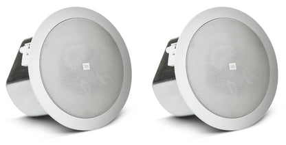 Pair JBL CONTROL 12C/T 3" 15w 70v In-Ceiling Speakers For Restaurant/Bar/Cafe