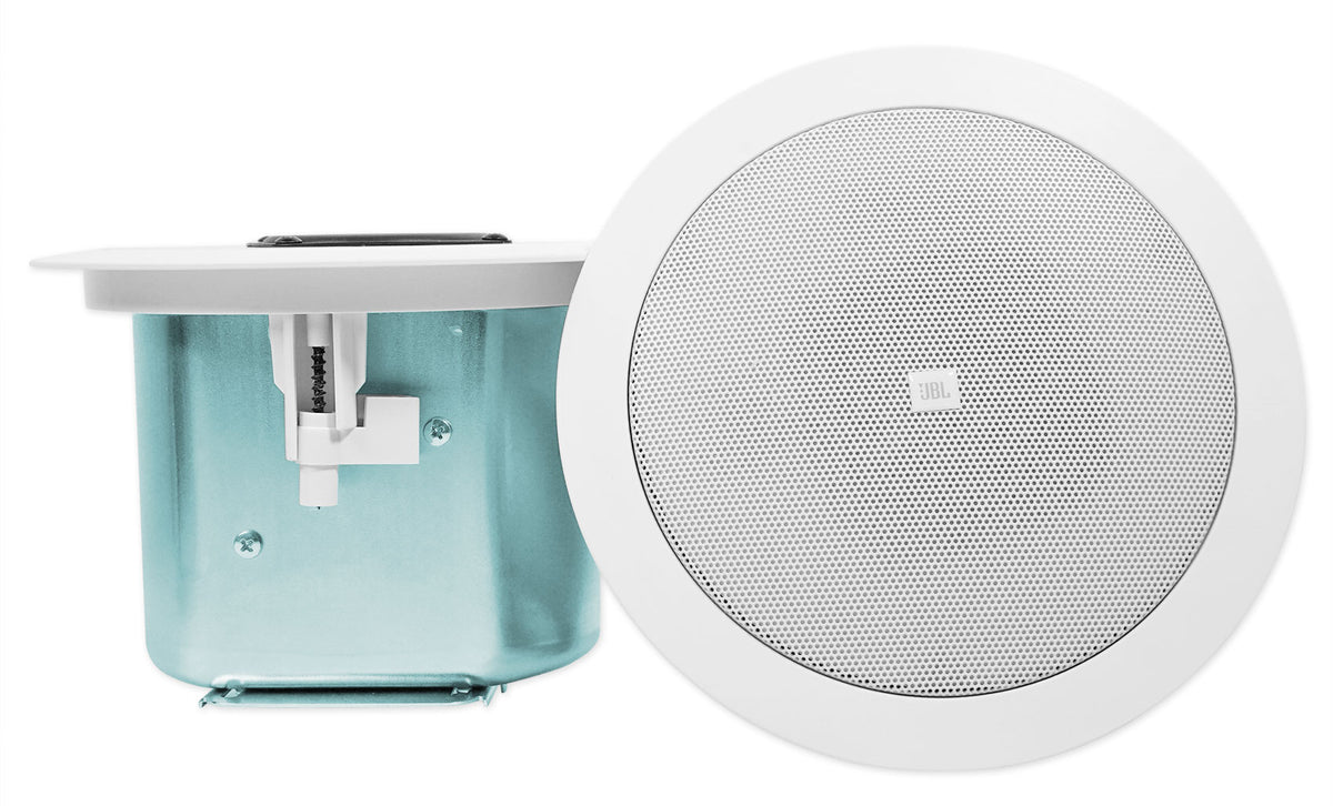 Pair JBL CONTROL 12C/T 3" 15w 70v In-Ceiling Speakers For Restaurant/Bar/Cafe