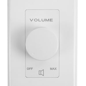 Rockville VOL70100 White 100 Watt 70v Wall Volume Control Zone Controller Box
