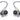 Mackie MP-320 Triple Dynamic Driver Professional In-Ear Monitors+Hard Case