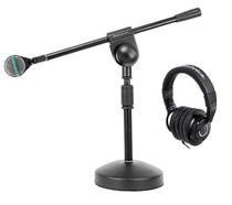 D112 MKII Kick Drum Mic with ATH-M40x Headphones and Stand