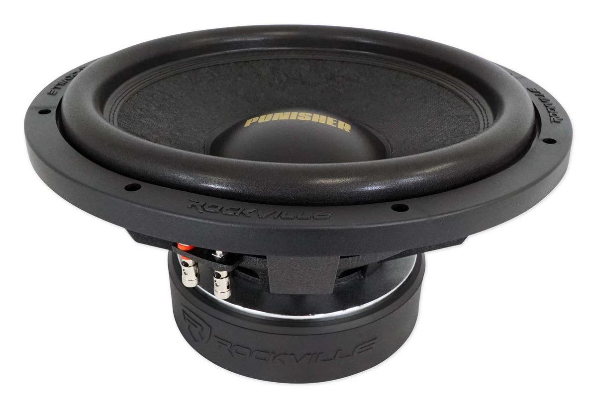 Rockville Punisher 15D1 15" 6000w Competition Car Audio Subwoofer Dual 1-Ohm Sub