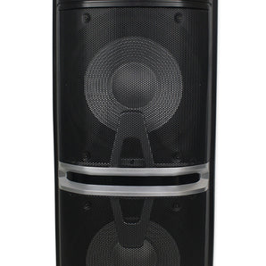 Rockville Go Party X10 Dual 10" Battery Powered Bluetooth Speaker+UHF Microphone