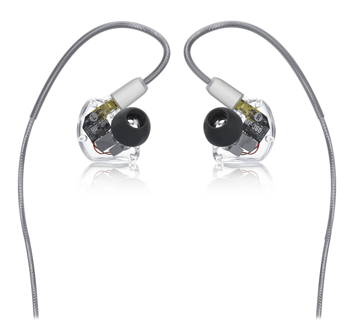 Mackie MP-360 Triple Balanced Armature Professional In-Ear Monitors+Hard Case
