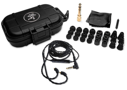 Mackie MP-360 Triple Balanced Armature Professional In-Ear Monitors+Hard Case