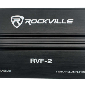 Rockville RVF-2 1200w Peak/300w RMS 4 Channel Car Amplifier Stereo Amp