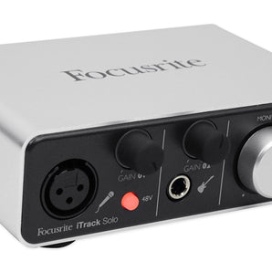 Focusrite ITRACK SOLO LIGHTNING USB Audio Recording Interface For iPad/Mac