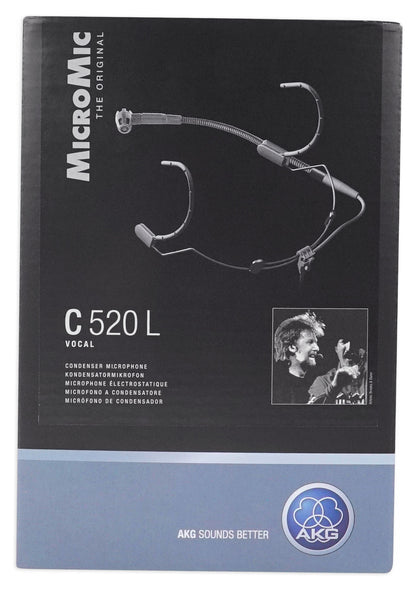 AKG C520 L Headset Microphone Vocal Condenser Mic For Speeches, Presentations
