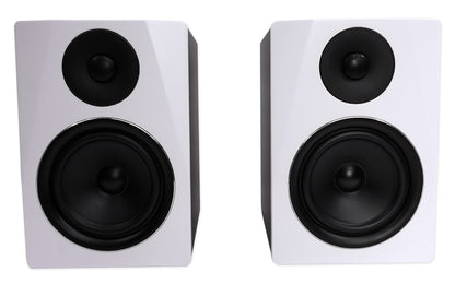 APM6W 6.5" 350 Watt USB Studio Monitor Speakers+Black 29" Stands