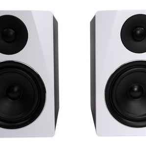 Pair Rockville APM6W 6.5" 350 Watt USB Studio Monitor Speakers+Black 29" Stands