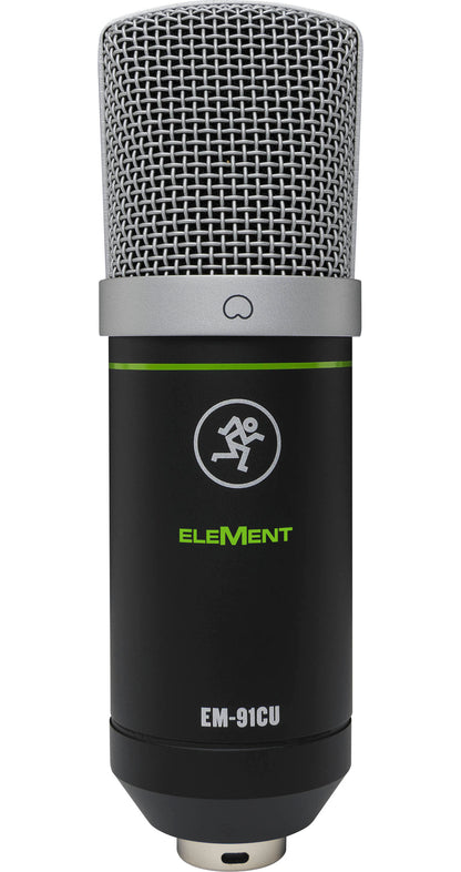Mackie EM-91CU USB Condenser Recording Zoom Podcast Microphone Mic+Boom Arm