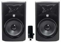 308P MkII 8" Studio Monitor Pair with PreSonus PD-70 Broadcast Microphone