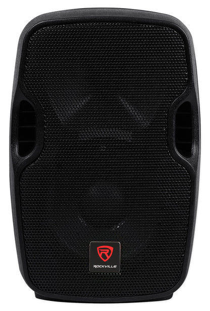 Rockville BPA8 8 inch Professional Powered Active 300w DJ PA Speaker w Bluetooth