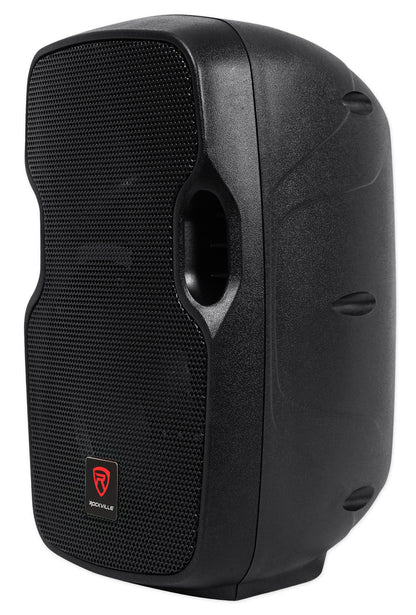 Rockville BPA8 8 inch Professional Powered Active 300w DJ PA Speaker w Bluetooth