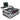 ProX XS-PRIME2 LT Flight Case for Denon Prime 2 DJ System Silver on Black