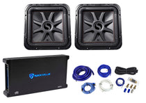 (2) 45L7R122 12" L7R Subwoofers+Mono Amplifier+Wire Kit