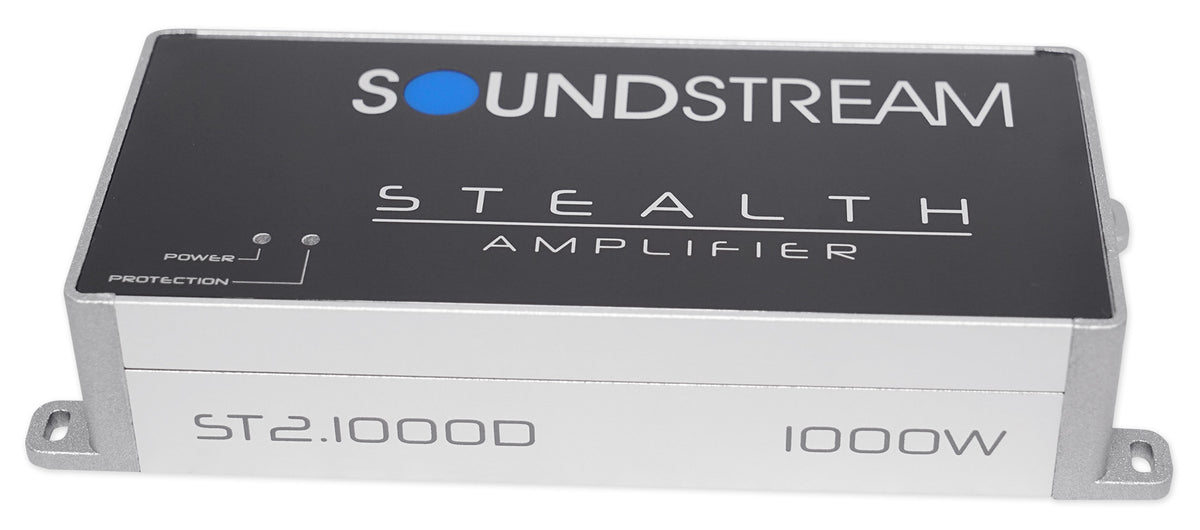 Soundstream ST2.1000D 1000w 2-Channel Amplifier Amp For Polaris RZR/ATV/UTV