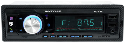 Rockville RDM18 In-Dash Car Digital Media Bluetooth AM/FM/MP3 USB/SD Receiver