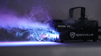American DJ ADJ Starburst LED Sphere Shooting Beam Lighting Effect+Fog Machine