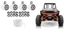(4) 6.5" 780W Tower Speakers w/LED Lights for Polaris RZR/ATV/UTV/Cart
