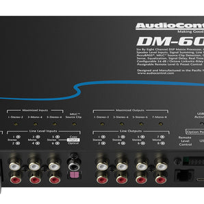 AudioControl DM-608 6 x 8 out Matrix DSP Digital Sound Processor Audio Control