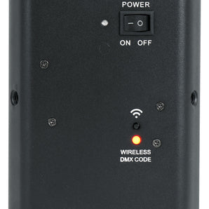 Rockville ROCKWEDGE PACKAGE BLACK (6) Battery Wireless Par Lights+Charging Case