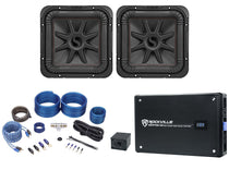(2) 45L7R104 10" L7R Subwoofers+Mono Amplifier+Wire Kit