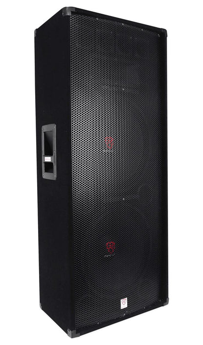 Crown XLi1500 Amplifier + (2) Rockville RSG15.28 Dual-15in Speakers + Cables