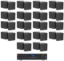 JBL VMA1240 Commercial/Restaurant 240W Amplifier+(36) Black 70v Cube Speakers